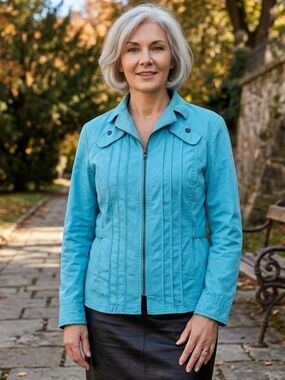 Bellissima Turquoise Blue Norfolk Jacket
